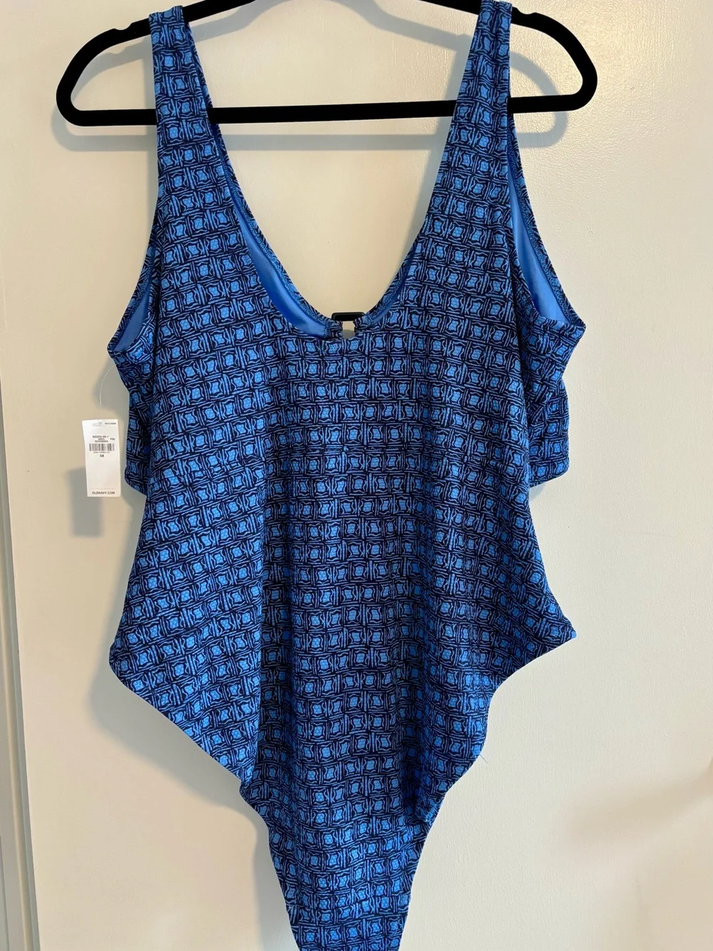 3X Old Navy Blue Patterned Womens’ One-Piece Swimsuit